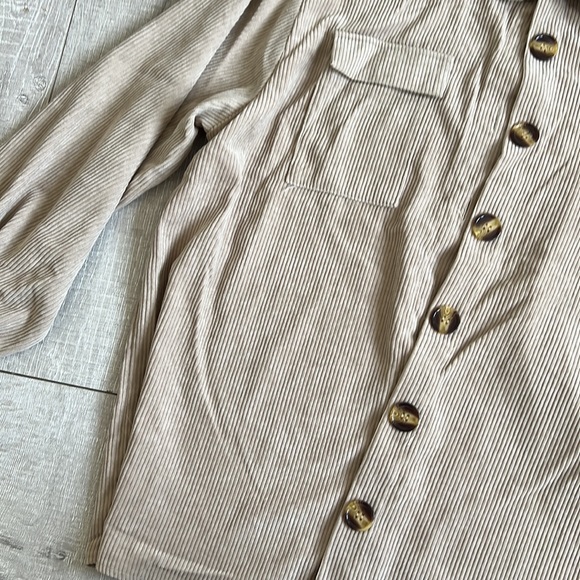 Corduroy Cardigan Shirt - Picture 3 of 5
